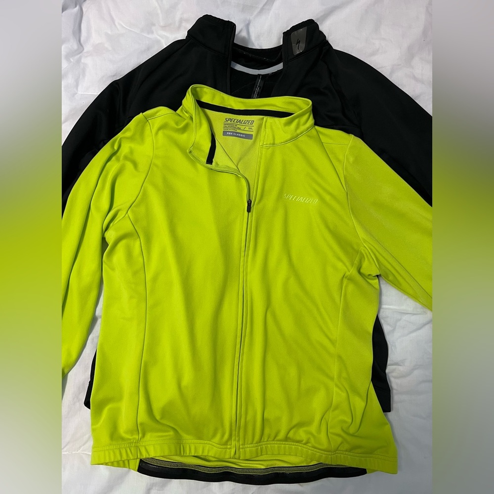2 Specialized Cycling Bike Thermal Jerseys